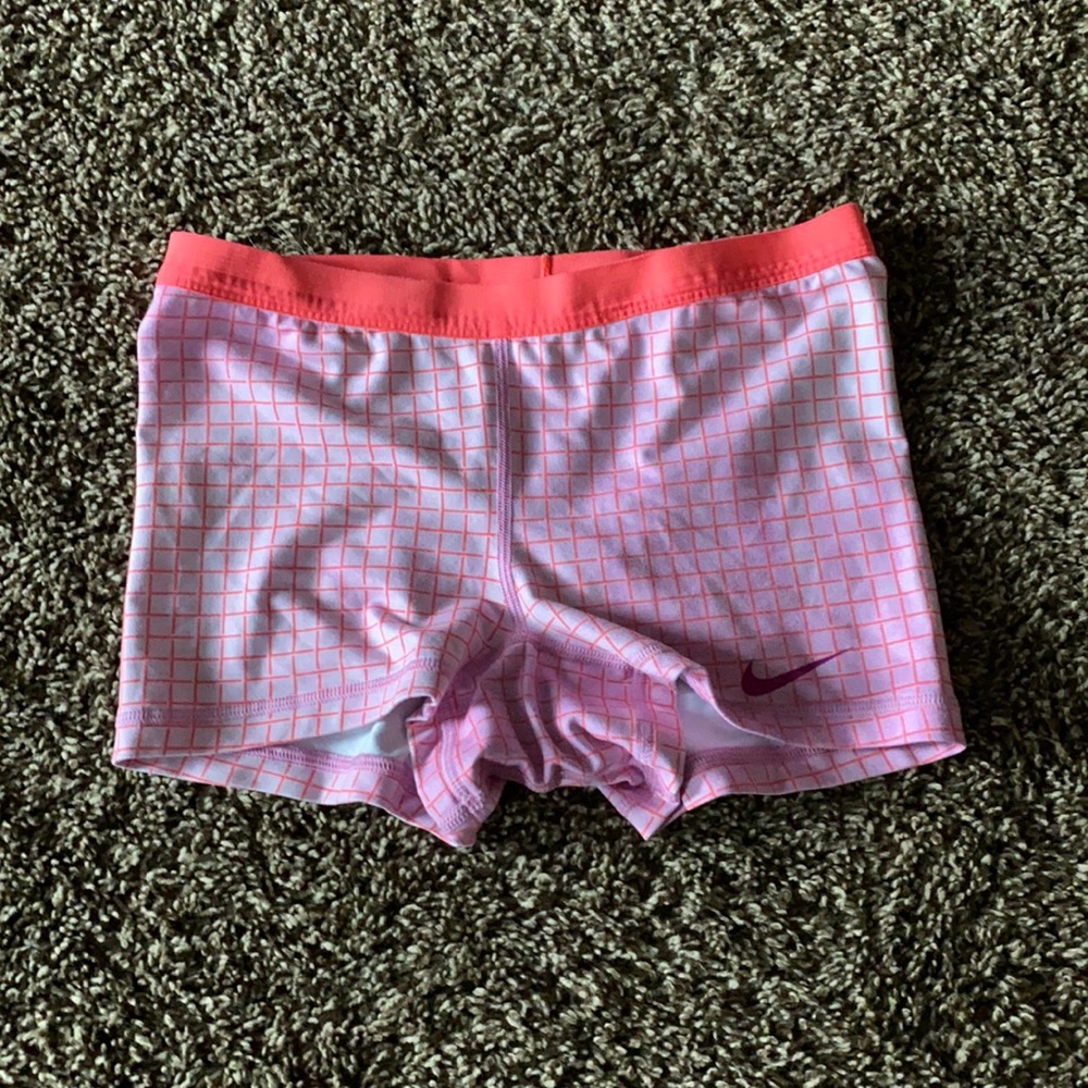 Nike Pro Spandex Pink Orange and White